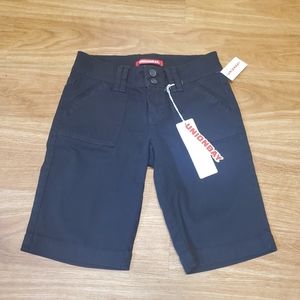 NWT Unionbay Black knee length shorts